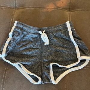 gray lounge shorts. so soft.